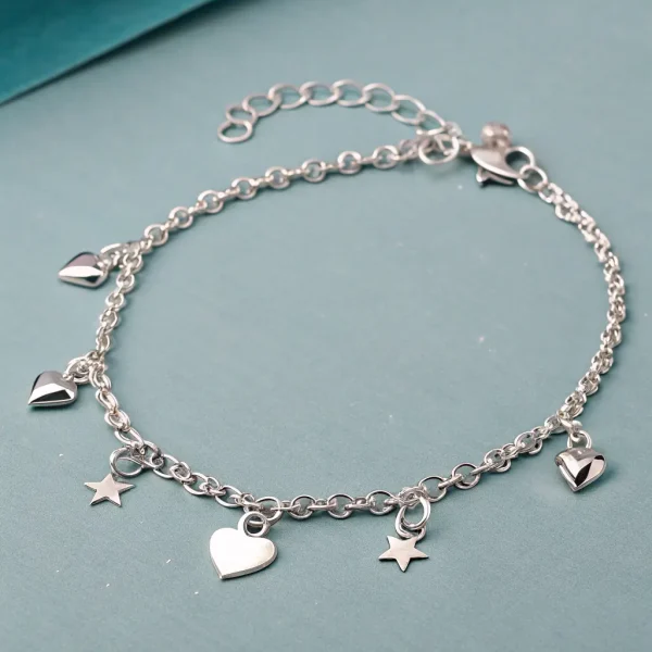Sterling Silver Charm Bracelet