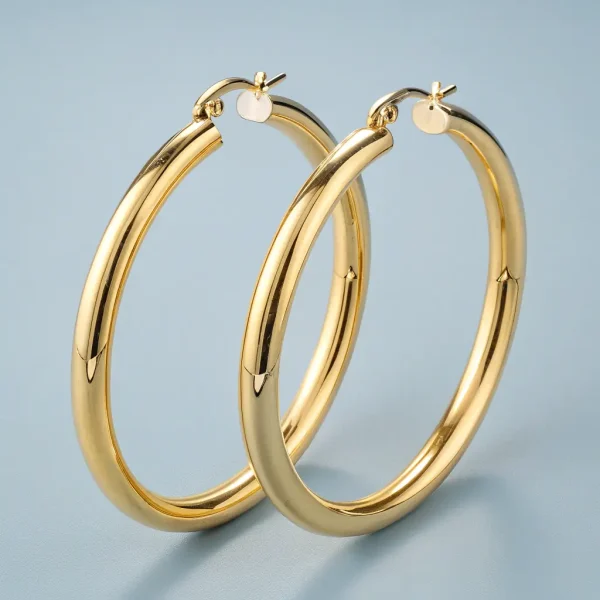 Gold Hoop Earrings